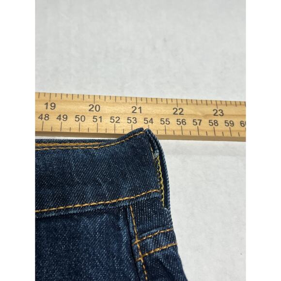 Levi Straus 505 Men's Blue Denim Straight Legs Jeans Pants Cotton Mid Rise 42x32 - Picture 11 of 13